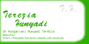 terezia hunyadi business card
